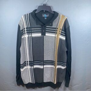 Steve Harvey Sweater Quarter Zip Celebrity Edition Pull Over Men's Size 2XL